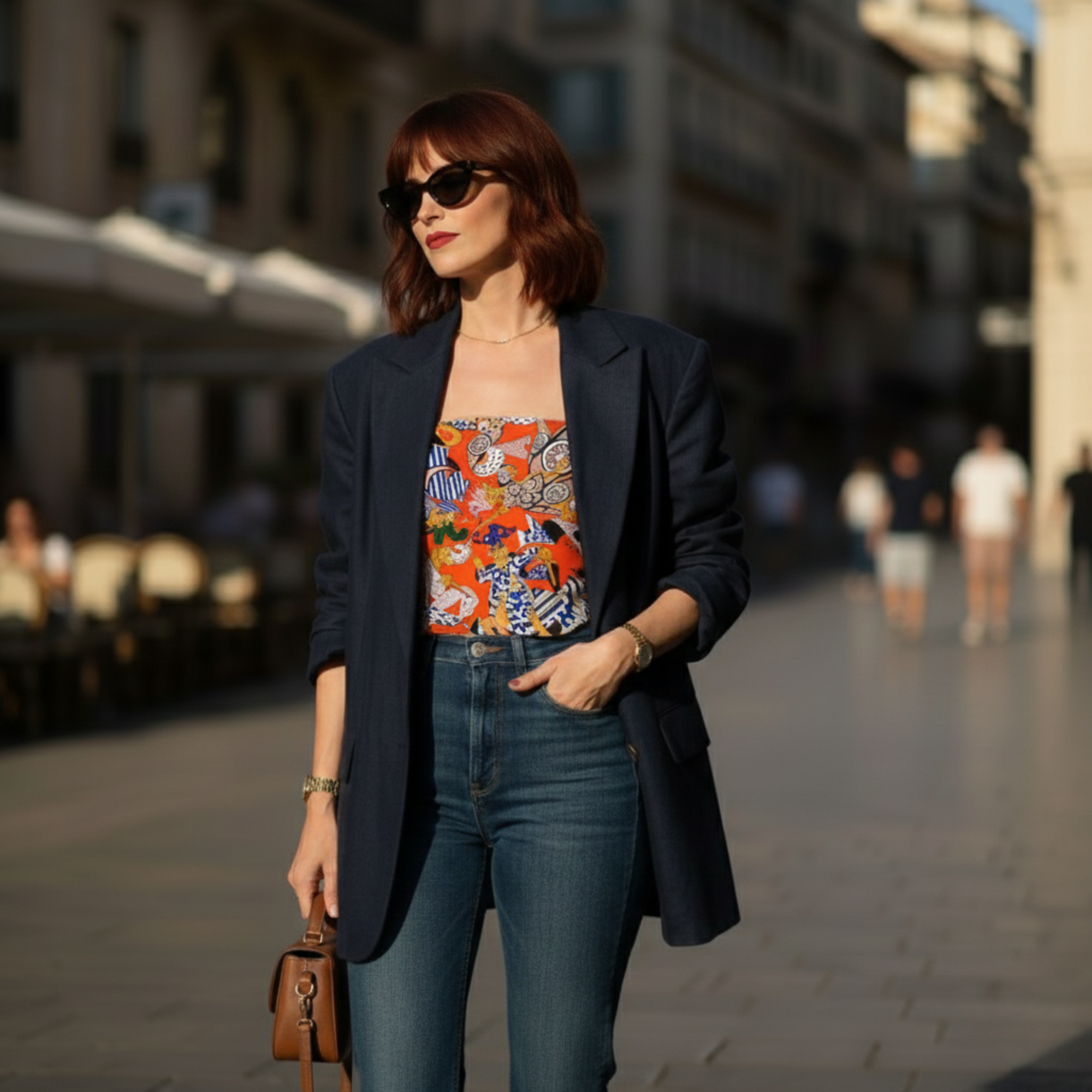 "The Royal Tapestry" Large Square Silk Scarf