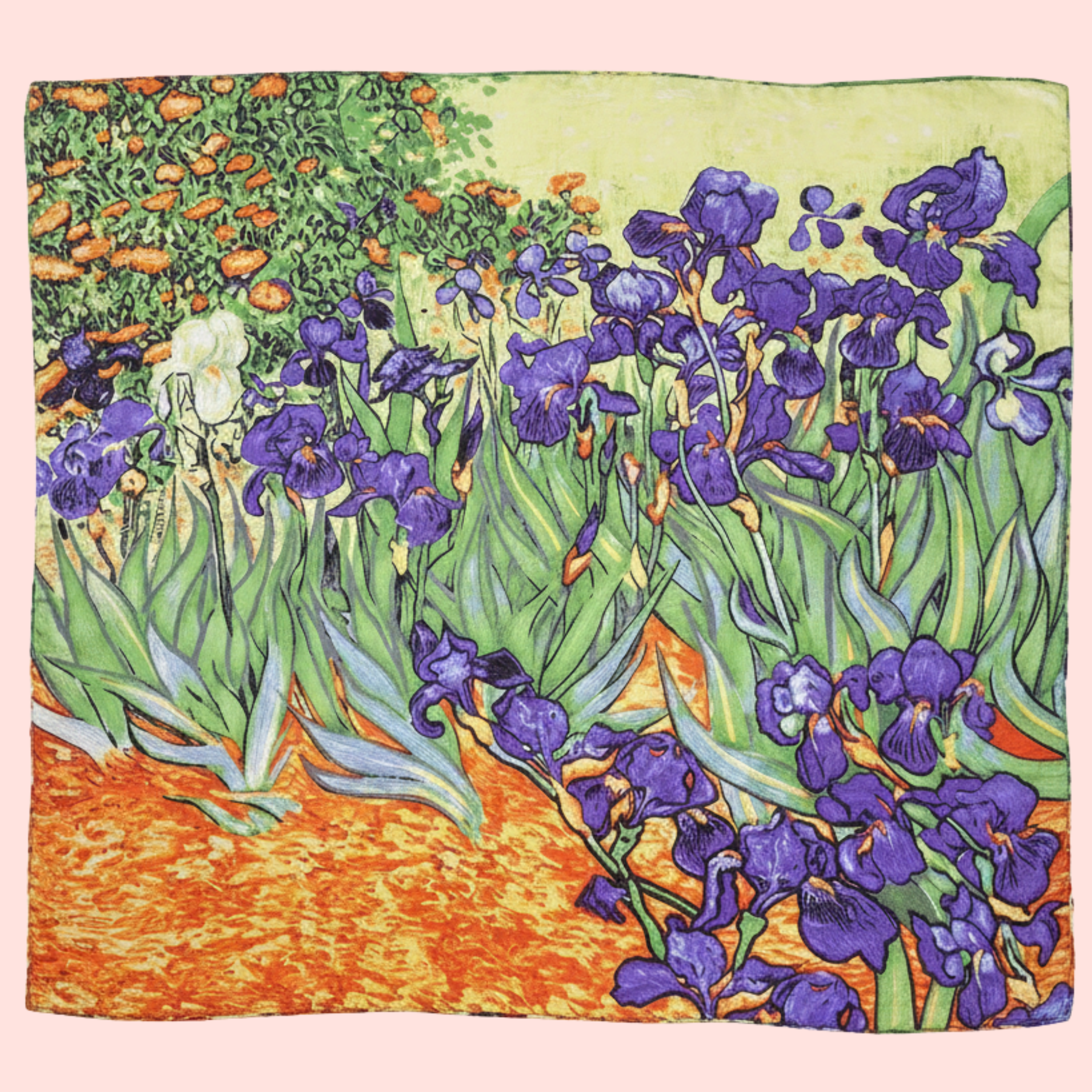 "Art Museum" Large Square Silk Scarf